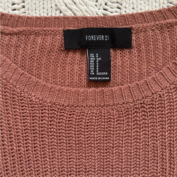 FOREVER 21 PINK SWEATER - Picture 3 of 5